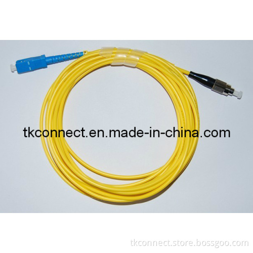 Sc-FC 9/125um Simplex Fiber Optic Patchlead